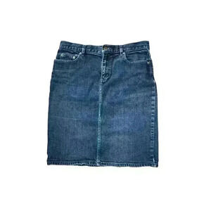 Vintage 90s y2k denim skirt women’s SIZE 10 schoolcore urban Backtoschool fall